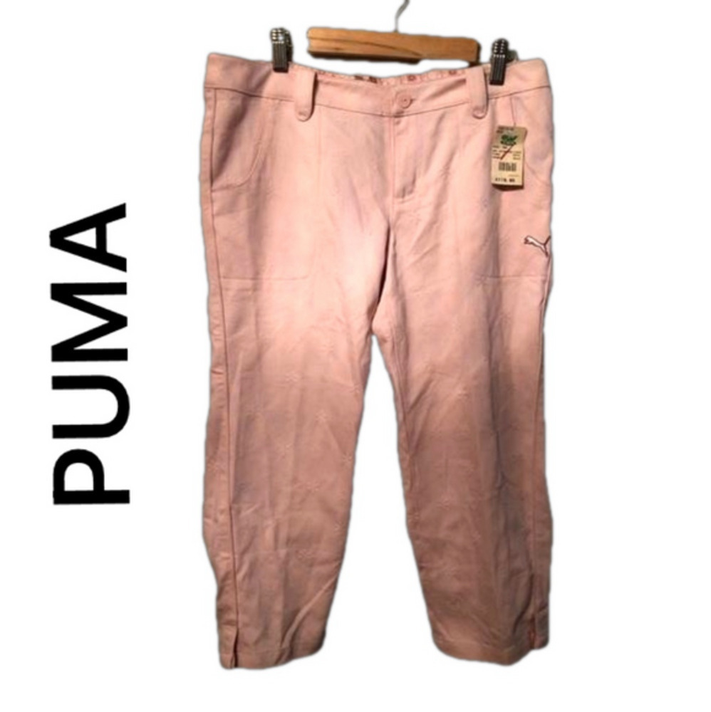 Puma Golf Patterned Capri Trousers 3/4 Pot Pourri